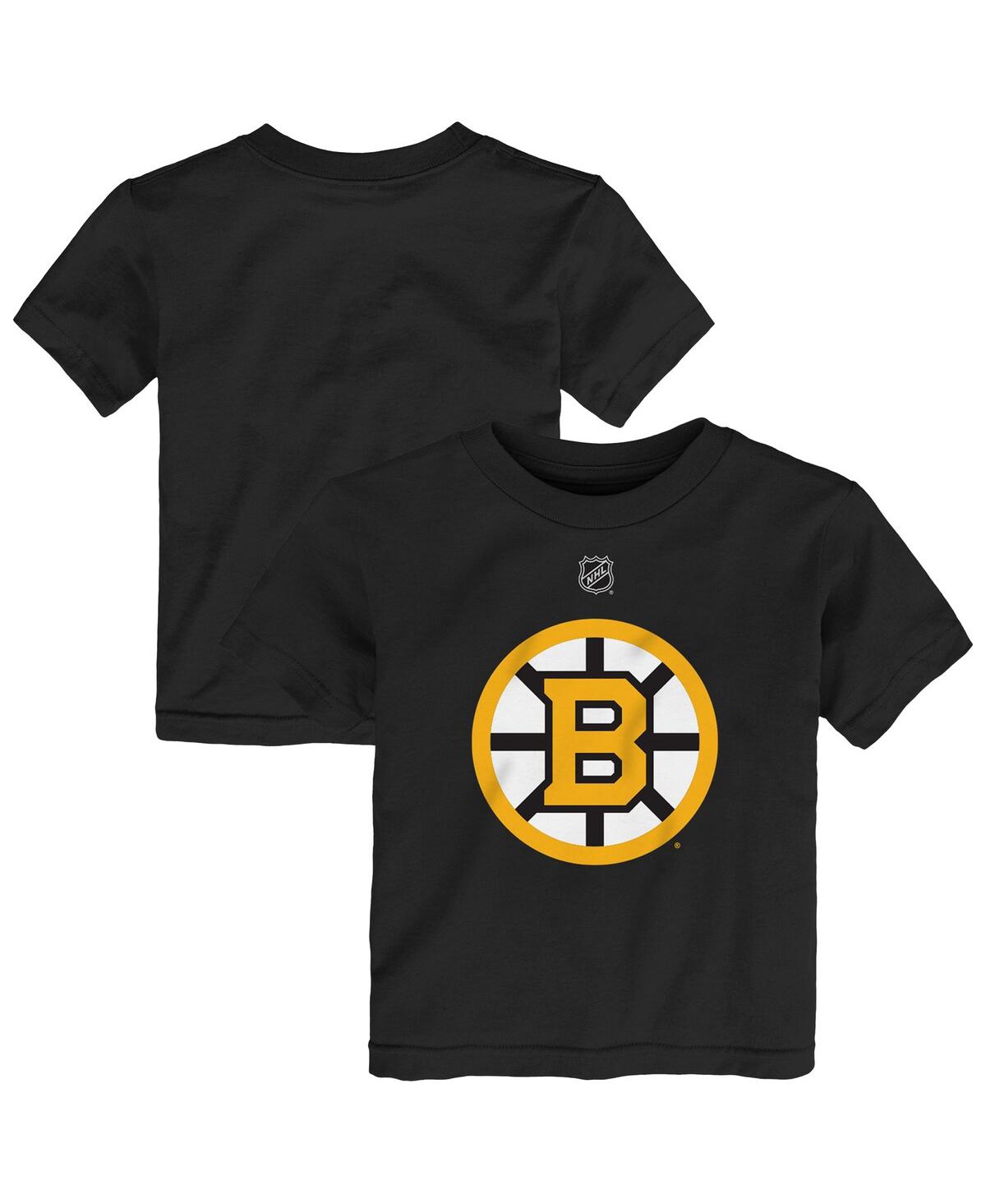 Outerstuff Toddler Black Boston Bruins Primary Logo T-shirt In Black