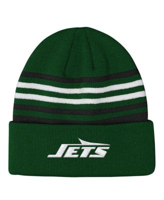 Outerstuff - Big Boys and Girls Green New York Jets Essentials Cuffed Knit Hat
