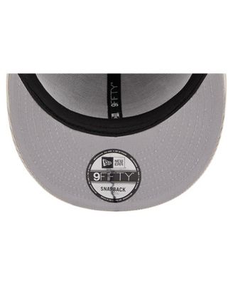 Men's Gray Kansas City Chiefs Cord Rope Corduroy 9FIFTY Snapback Hat