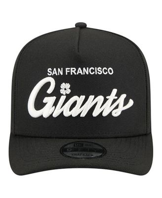 Men's Black San Francisco Giants Local Play A-Frame 9FIFTY Snapback Hat