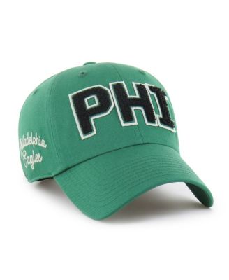 '47 Brand - Women's Kelly Green Philadelphia Eagles Zoey Clean Up Adjustable Hat