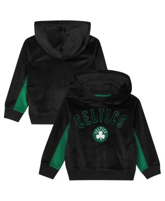 Outerstuff - Preschool Black Boston Celtics Velour Hoodie