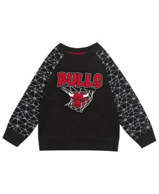 Toddler 2-Piece Black Chicago Bulls Nothing But Net Fleece Sweatshirt and Pants Set
