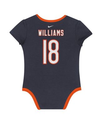 Baby Boys and Girls 3-Pack Caleb Williams Chicago Bears Name Number Bodysuit Set