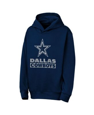 Big Boys and Girls Navy Dallas Cowboys Back to Basics Hoodie
