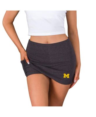 Women's Charcoal Michigan Wolverines Centerline Knit Skort