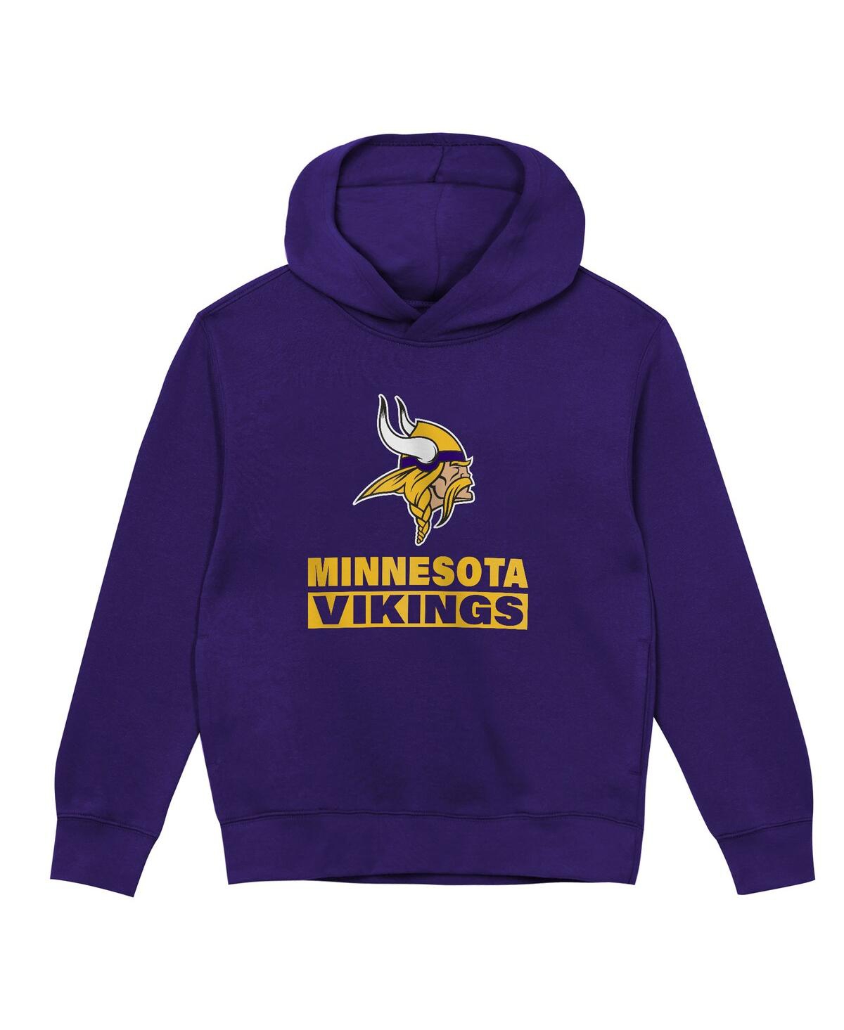 Outerstuff Toddler Purple Minnesota Vikings Back To Basics Hoodie In Purple