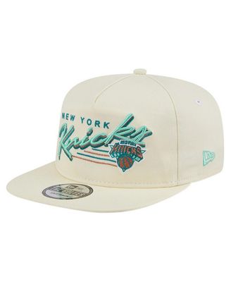 New Era - Men's Cream New York Knicks Liberty Golfer Adjustable Hat