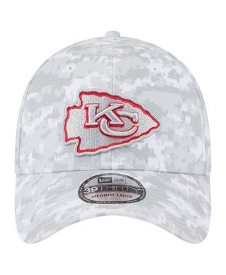 Men's White Kansas City Chiefs 2025 Salute to Service Digital Camo Fan Pack 39THIRTY Flex Hat