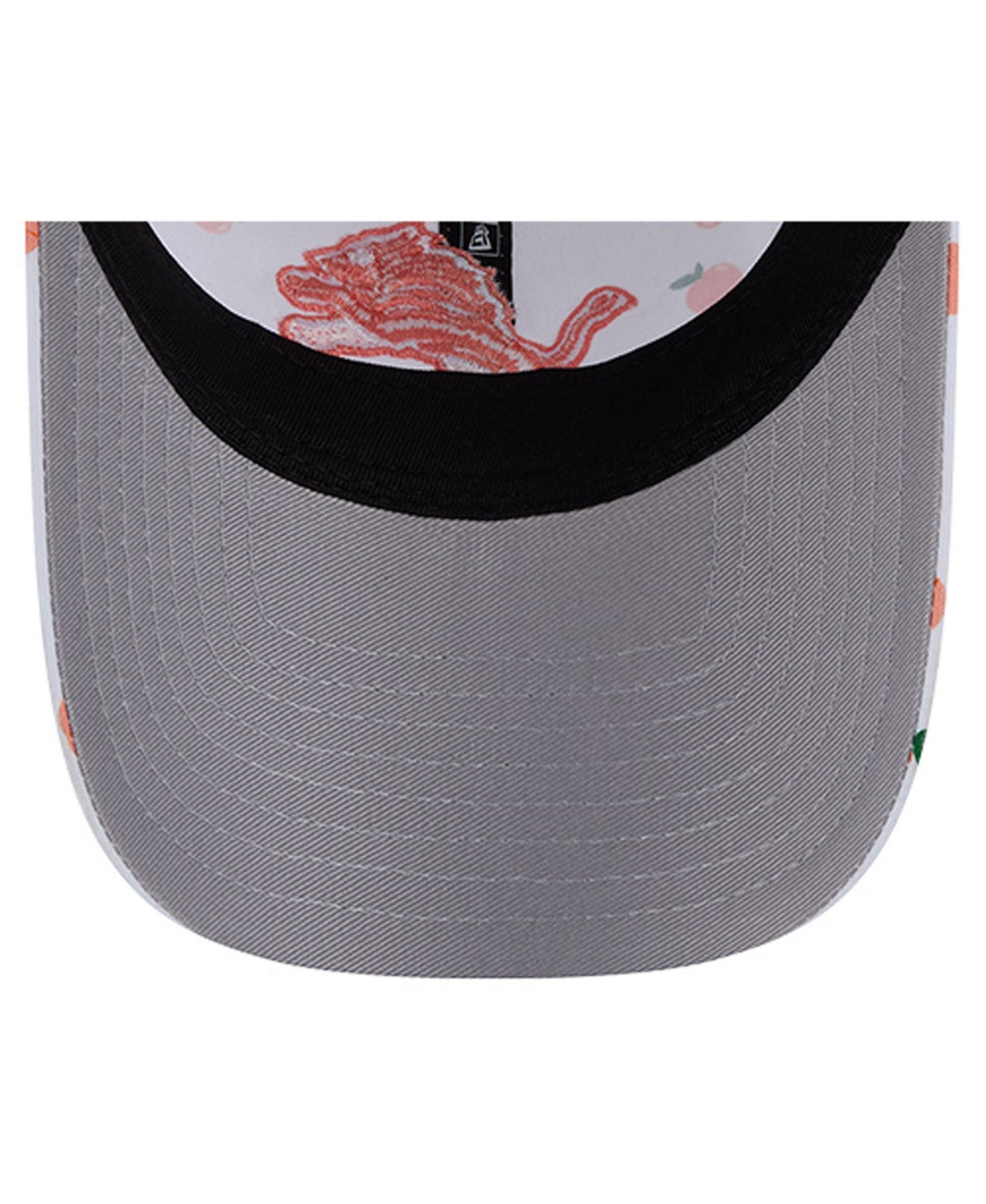 New Era Women's White Detroit Lions Fruit Pattern 9twenty Adjustable Hat In Blue