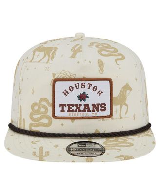 Men's Cream Houston Texans Desert Rose 19TWENTY Adjustable Hat
