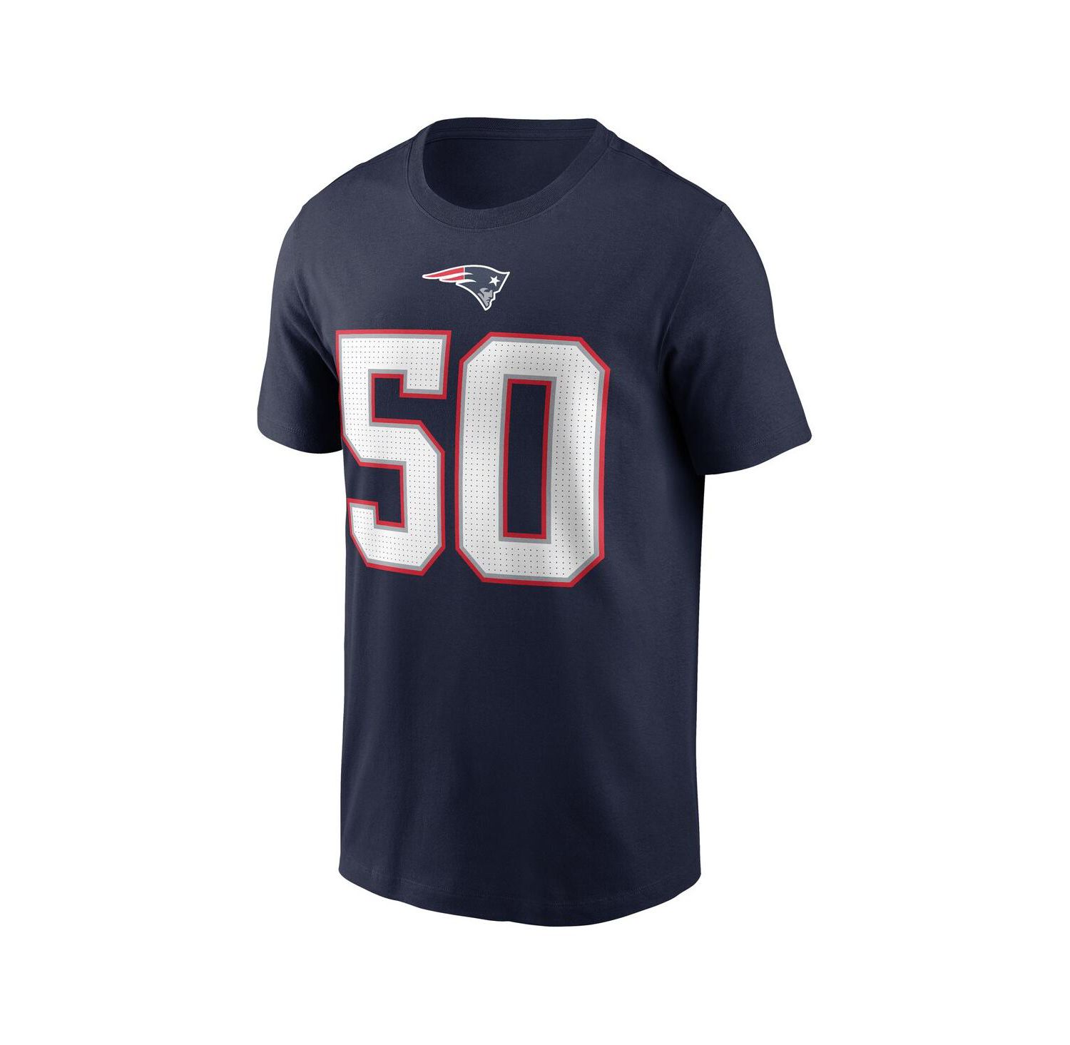 Men's Mike Vrabel Navy New England Patriots Retired Player Name & Number T-Shirt