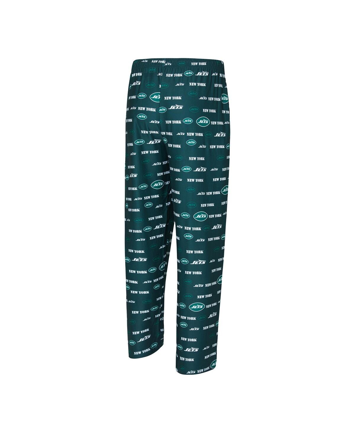Concepts Sport Men's Green New York Jets Mosaic All Over Print Pants In Green