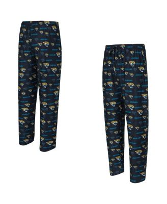 Concepts Sport - Men's Black Jacksonville Jaguars Mosaic All Over Print Pants