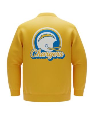 Men's and Women's Gold Los Angeles Chargers Charger Power Fleece Sweatshirt