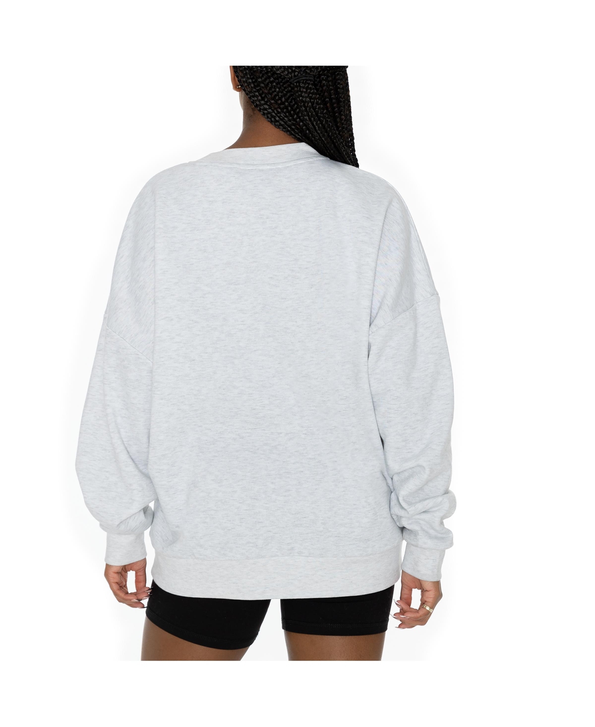 Gameday Couture Women's Ash Georgia Bulldogs Premium Fleece Pullover Sweatshirt In Gray