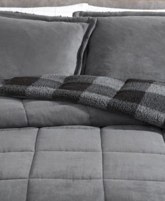 Cabin Plaid Reversible 3-Pc. Comforter Set, King