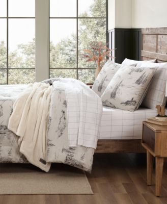Rocky Mountain Cabin Reversible 2-Pc. Comforter Set, Twin