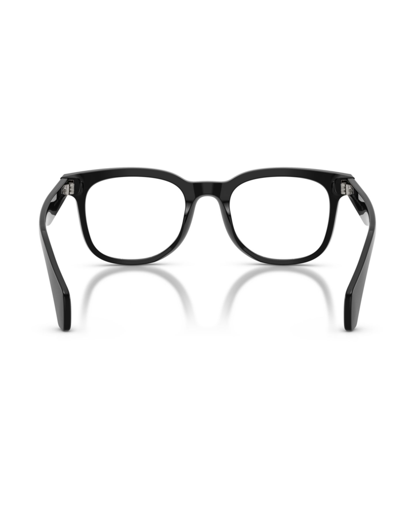 Очки Moncler Unisex Panthos Plastic ME2023 Eyeglasses, цвет: Блестящий чёрный — фото 4