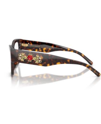 Dolce Gabbana Women's Butterfly Eyeglasses, DG3435B