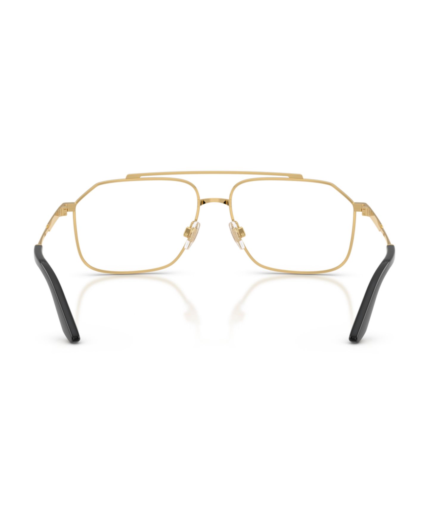 Мужские очки Dolce&Gabbana Man Pilot/Aviator Metal DG1364 Eyeglasses, цвет: Золотой — фото 4