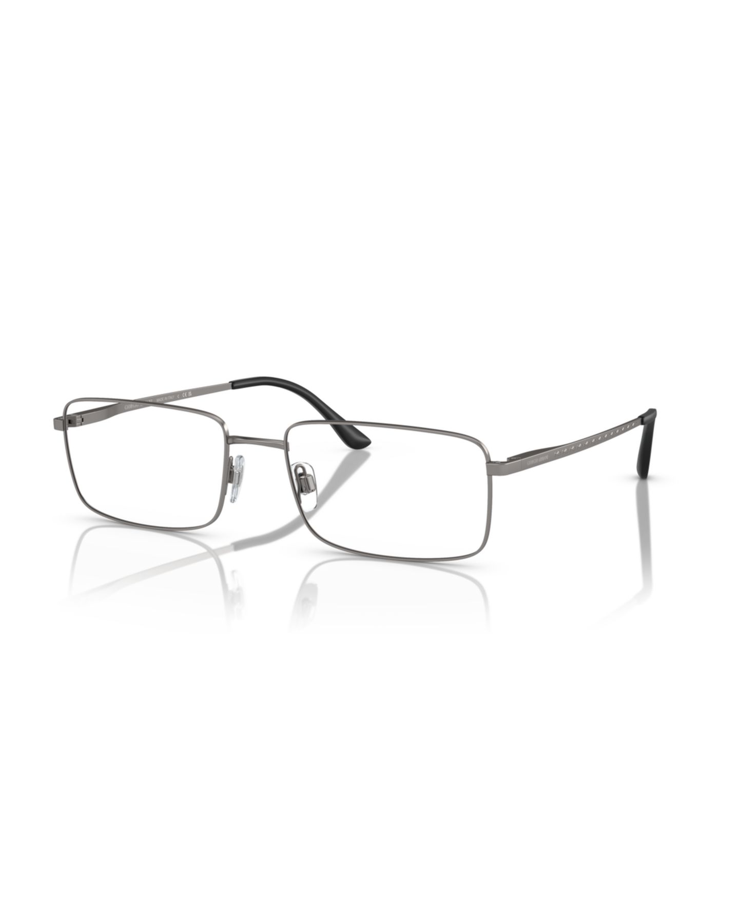 Мужские очки для зрения Giorgio Armani AR5108, прямоугольные, металл, цвет: Графитовый — фото 1