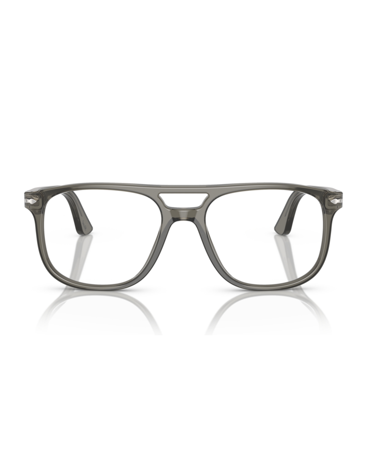 Persol Unisex Aviator Greta Eyeglasses, Po3329v In Gray