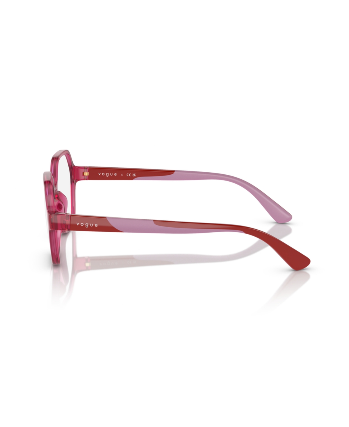 Vogue Eyewear Child Irregular Eyeglasses, Vy2022 In Burgundy