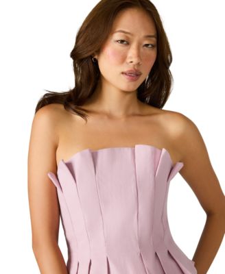 Women's Luciella Strapless Pleated Top