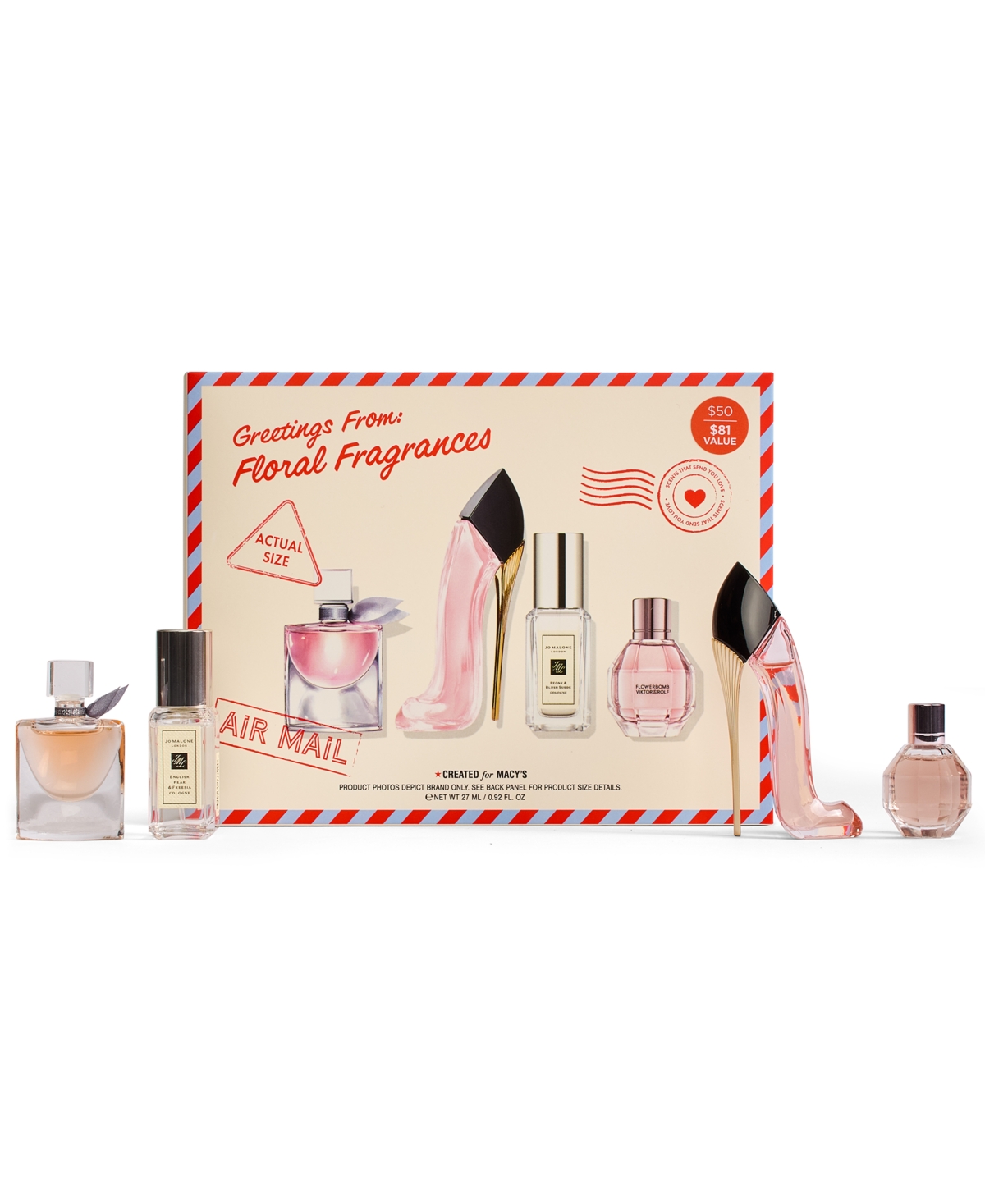 Created For Macy's 4-pc. Floral Mini Fragrance Set In Transparent