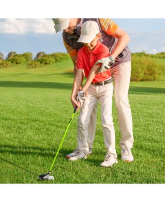 34 Inch 165CC Junior #3 Fairway Wood Golf Club with Fiberglass Shaft for Kids Ages 8-10