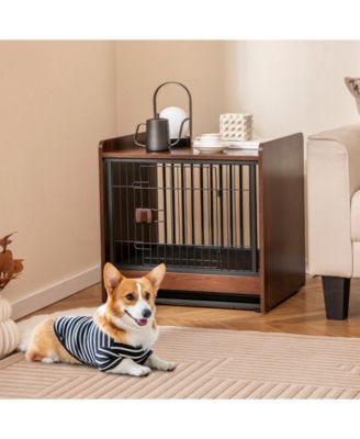 Dog Crate Indoor Dog Cage with Removable Tray and Lockable Door