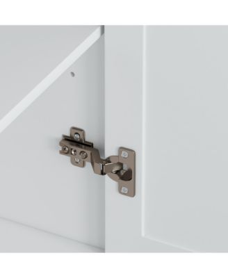 Kitchen Island Cart with Cabinet, Drawers, Spice Rack, Towel Holder & Foldable Top