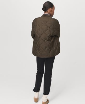 Women's Oversize Quilted Anorak Coat