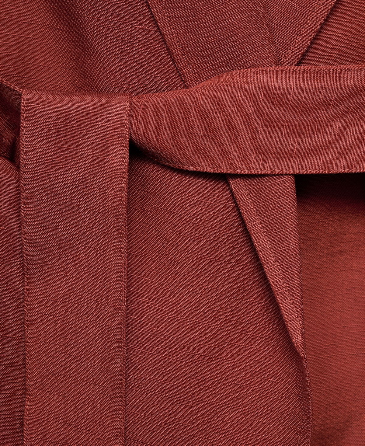 Mango Women's Belted Linen Suit Vest In Brown