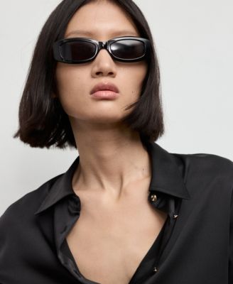 Women's Satin Finish Flowy Shirt