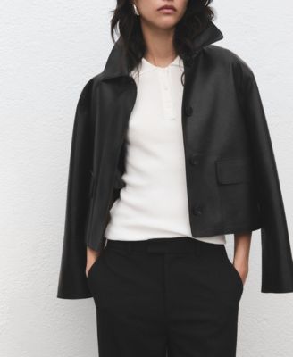 Women's Mid-Rise Cropped Straight-Leg Pants