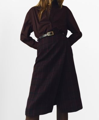 MANGO - Women's Oversize Poplin Shirt