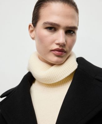 Women's Oversized Short Wool Coat