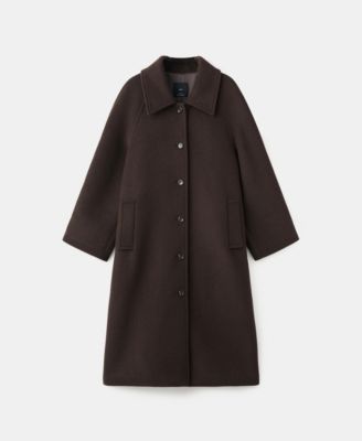 MANGO - Women's Buttoned Wool Coat