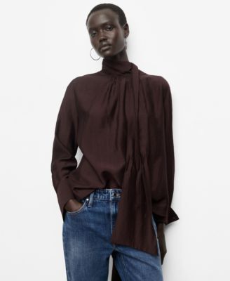 Women's Foulard Textured Blouse
