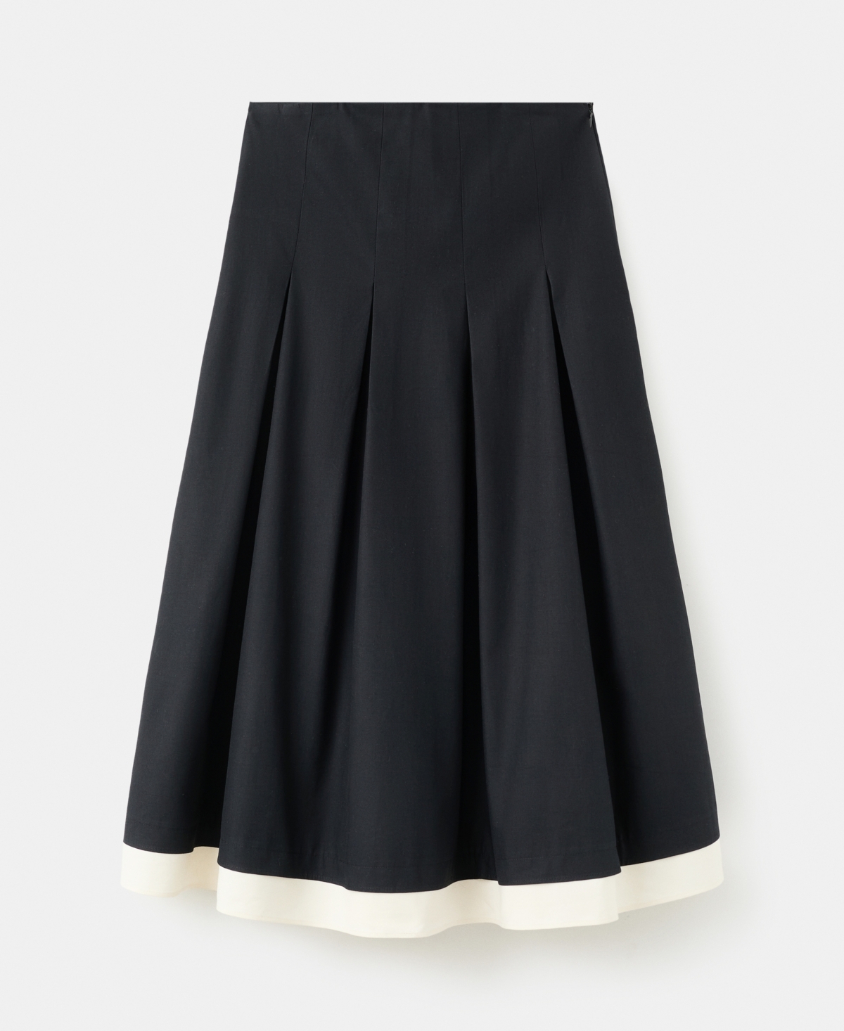 Mango Women's Combined Pleated Skirt In Black