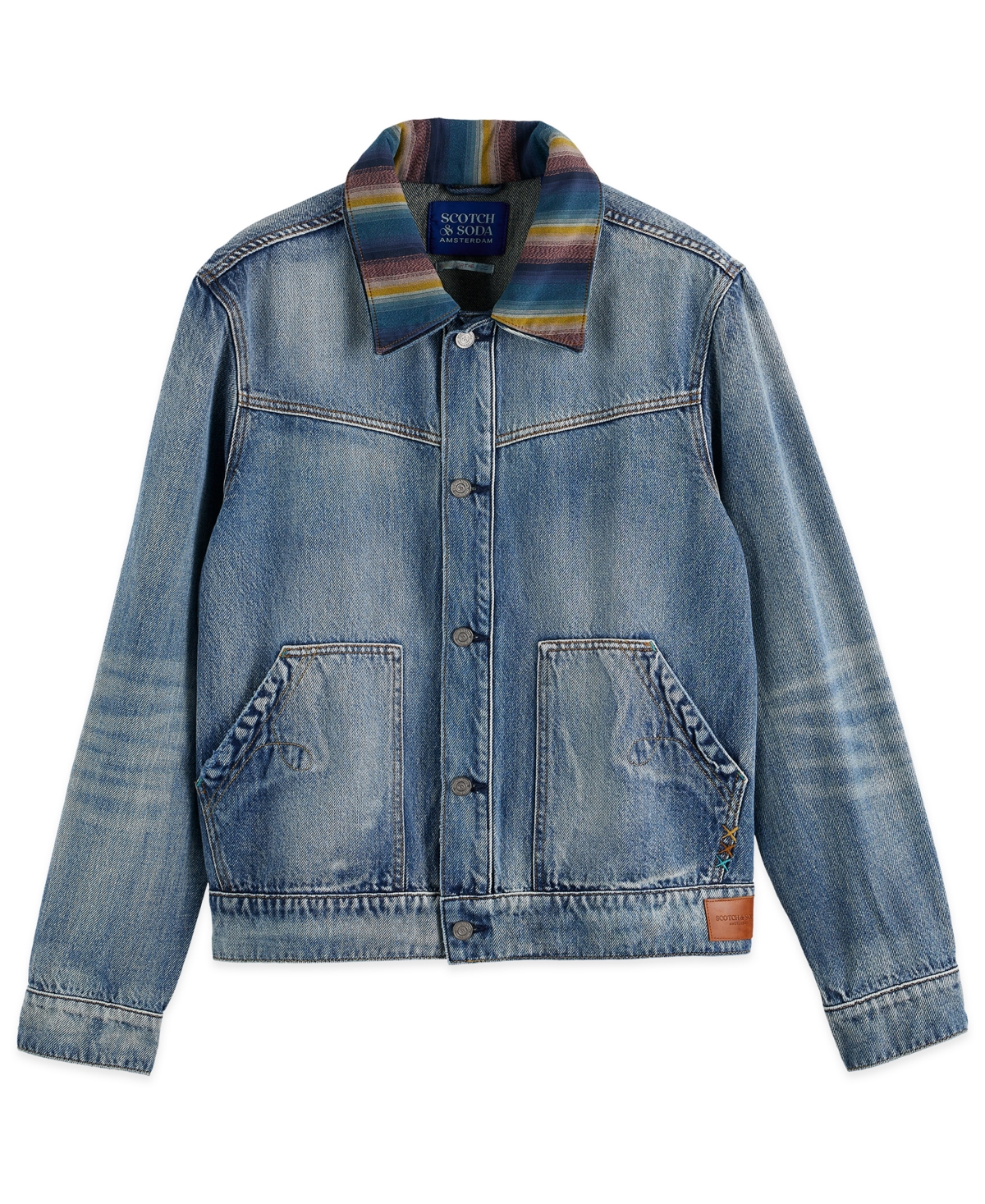 Scotch & Soda Men's Washed Denim Ranch Jacket