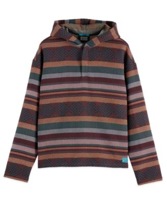 Men's Jacquard Relaxed-Fit Sweatshirt