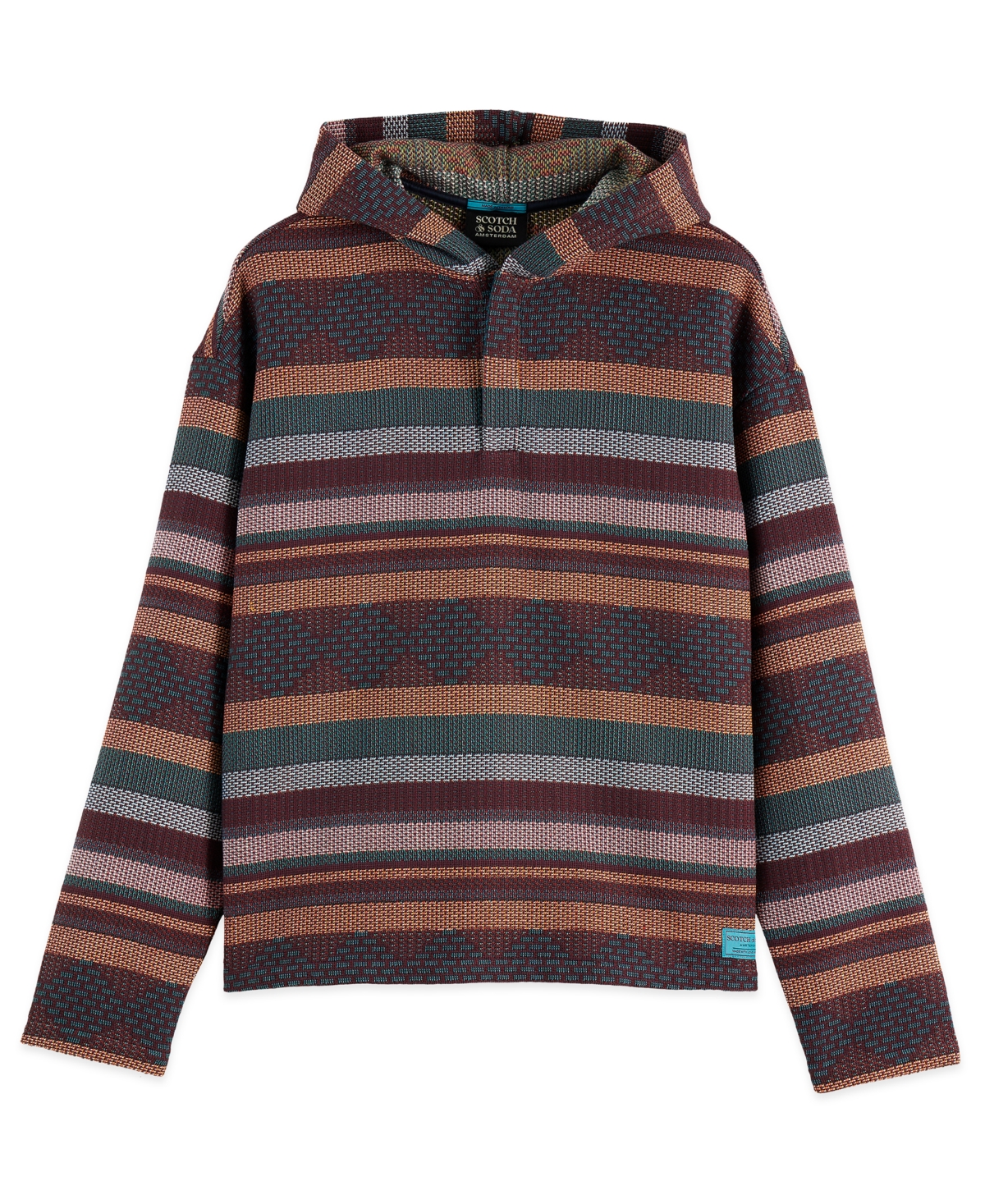 Scotch & Soda Men's Jacquard Relaxed Fit Sweatshirt