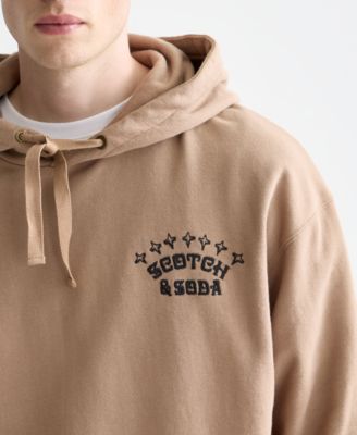 Men's Front and Back Artwork Hooded Sweatshirt