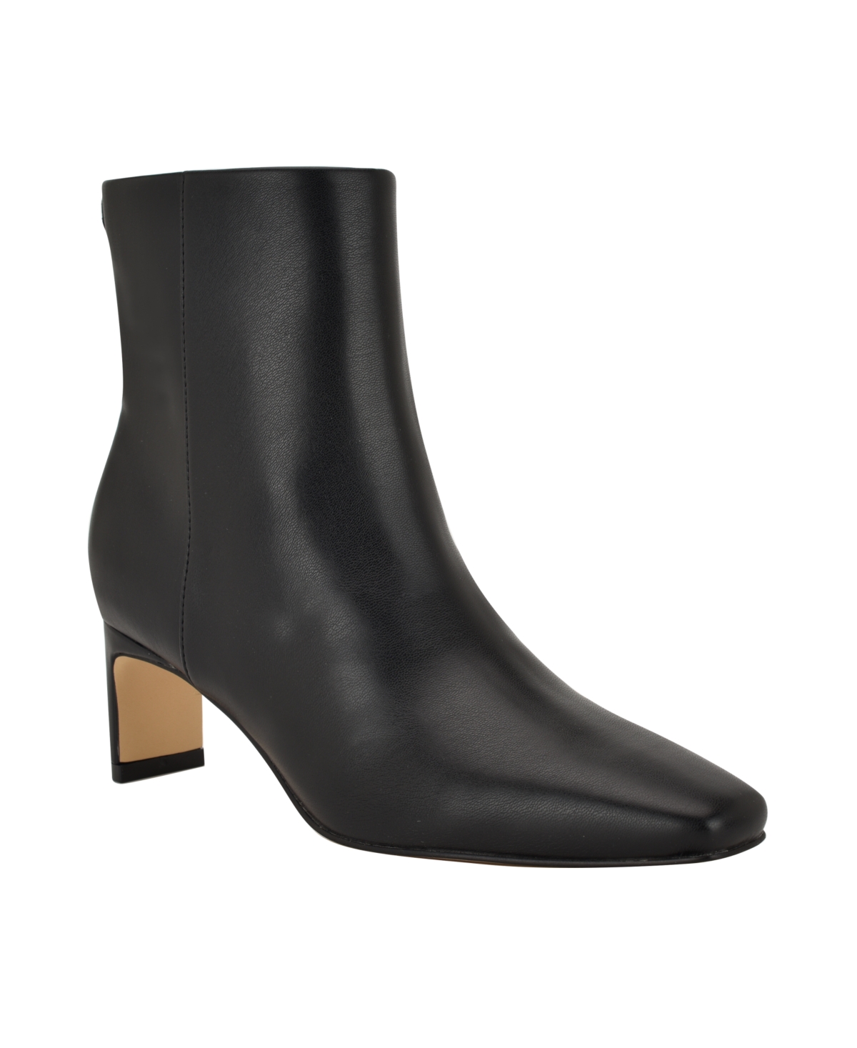Calvin Klein Women's Caselle Square Toe Dress Booties In Black