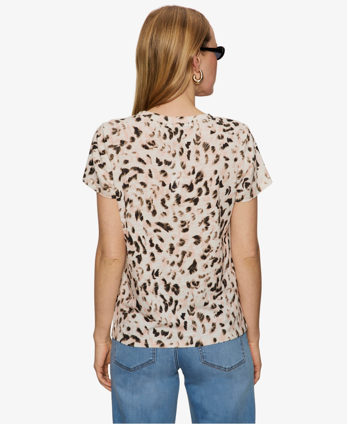 Sanctuary Women's Perfect Pull On T-shirt In Animal Print