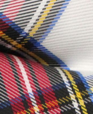 Men's Tartan Plaid Slim Bow Tie