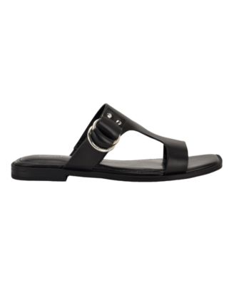 Women's Meritt Leather Flat Slip-On Sandals